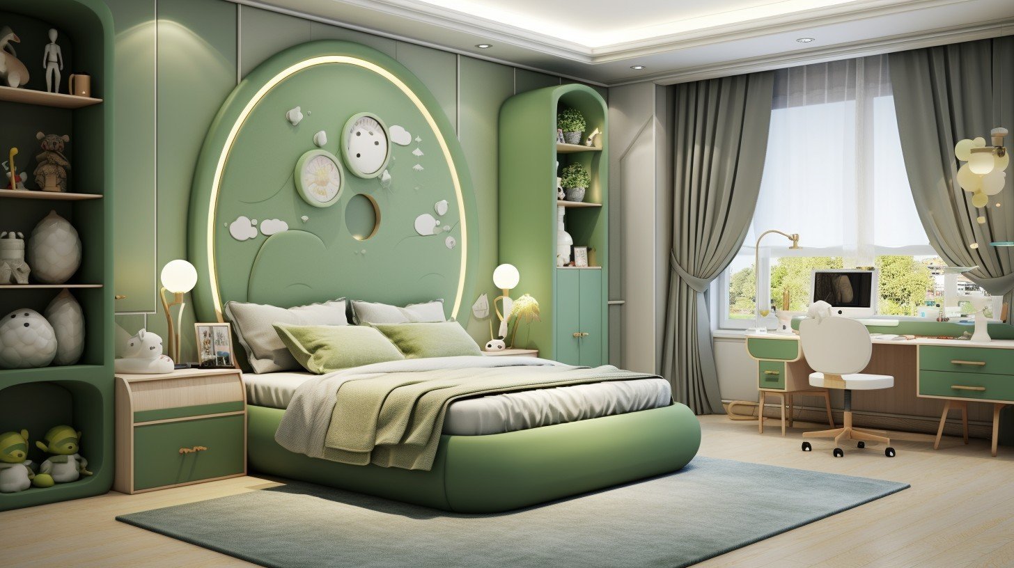 Modern bedroom model 15 square meters